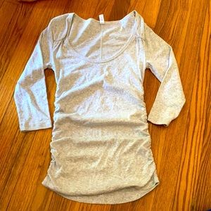 Sparkly ruched 3/4 length sleeve Victoria’s Secret